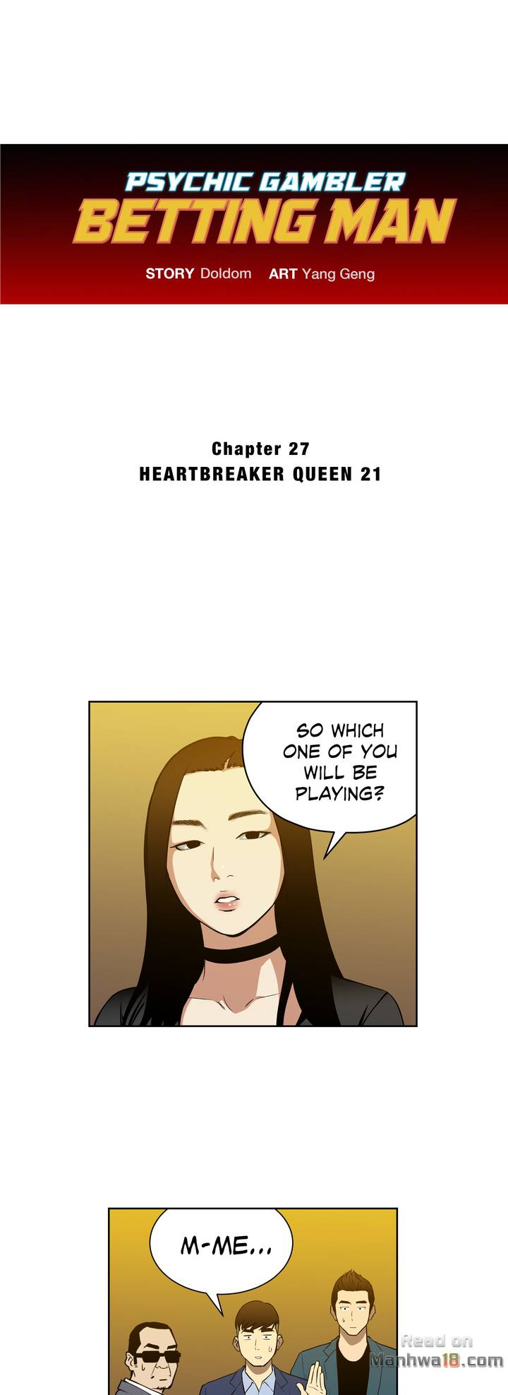 Psychic Gambler: Betting Man Chapter 27 - Manhwa18.com