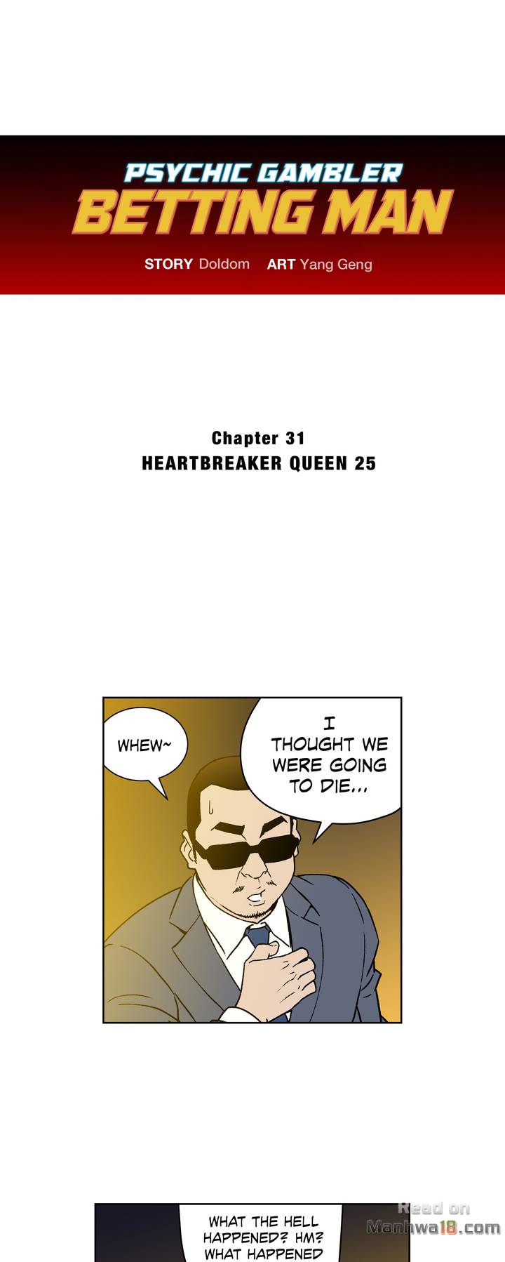 Psychic Gambler: Betting Man Chapter 31 - Manhwa18.com