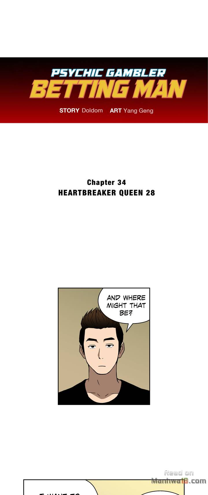 Psychic Gambler: Betting Man Chapter 34 - Manhwa18.com