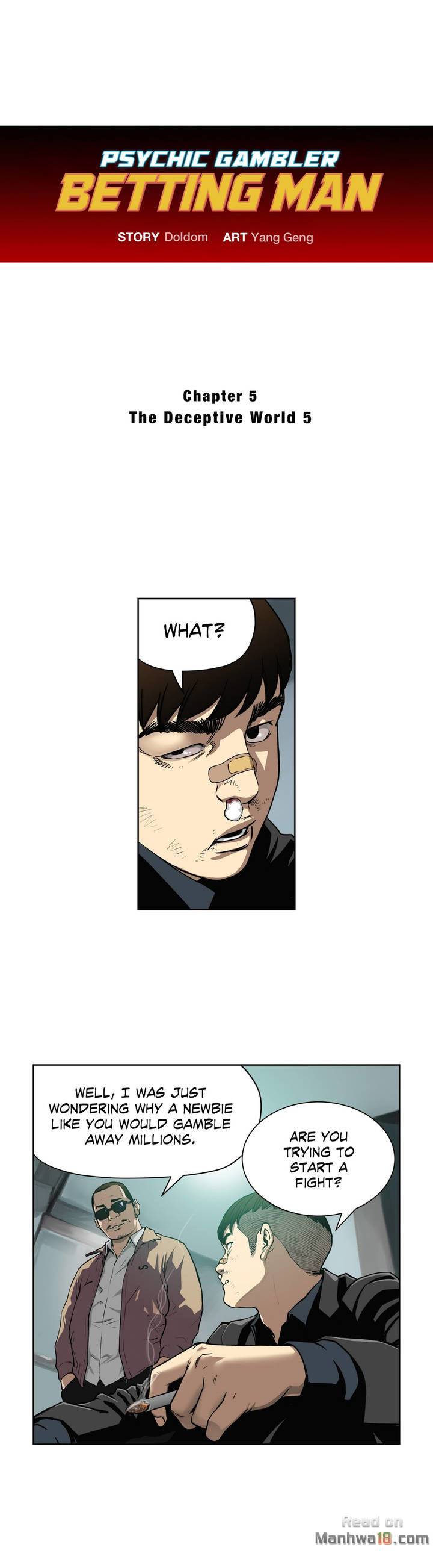 Psychic Gambler: Betting Man Chapter 6 - Manhwa18.com