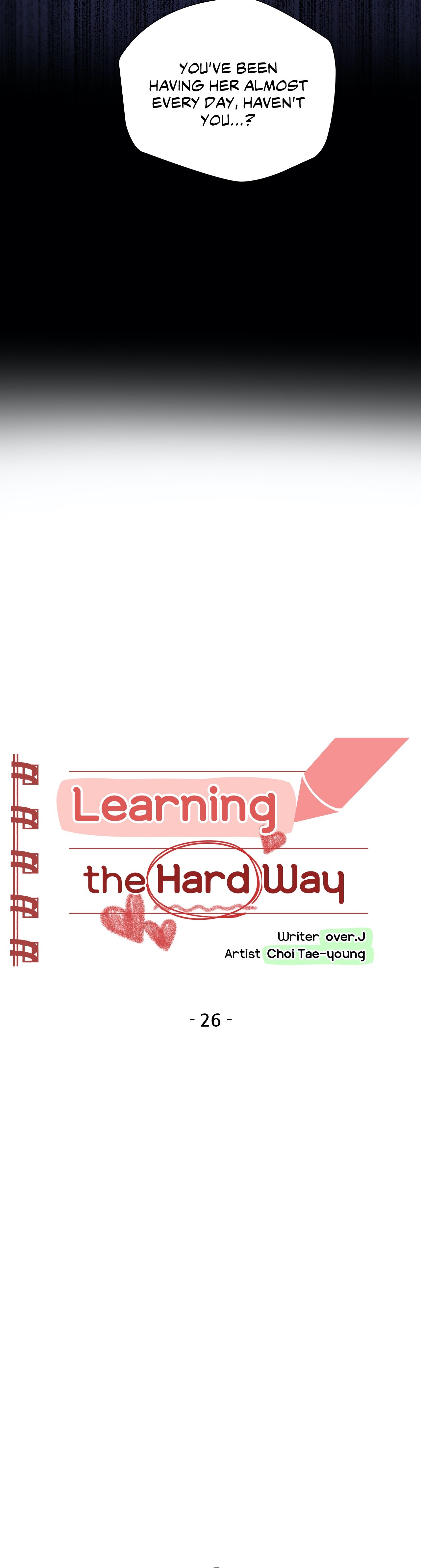 Learning the Hard Way Chapter 26 - Manhwa18.com