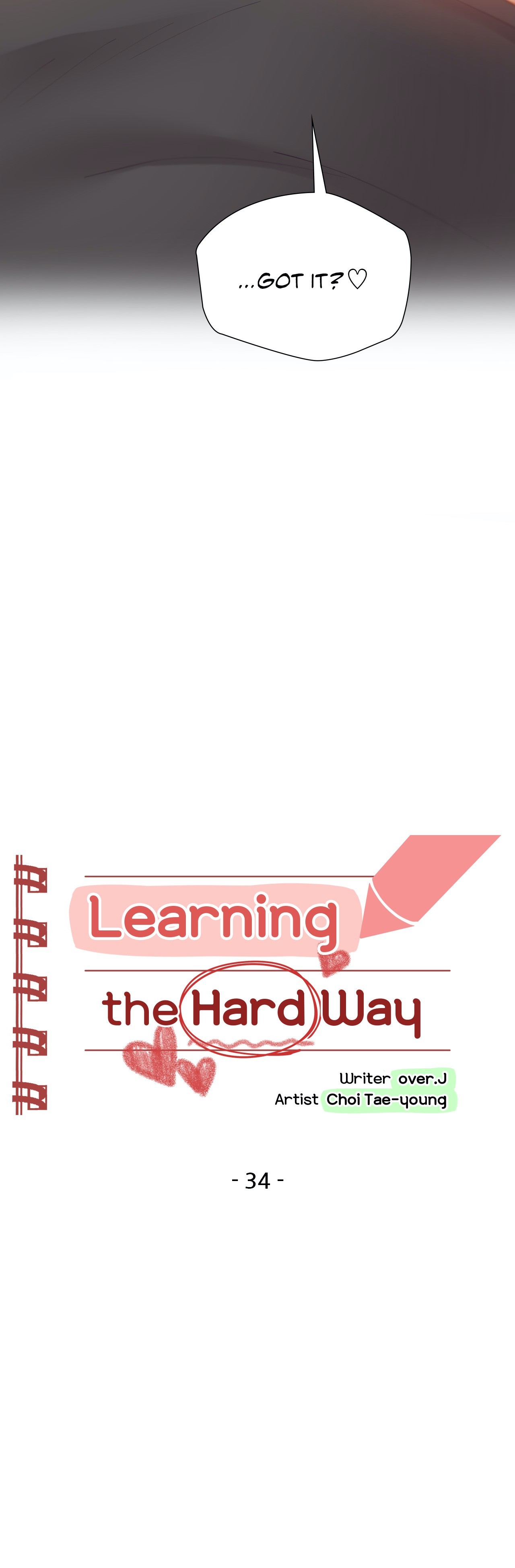 Learning the Hard Way Chapter 34 - Manhwa18.com