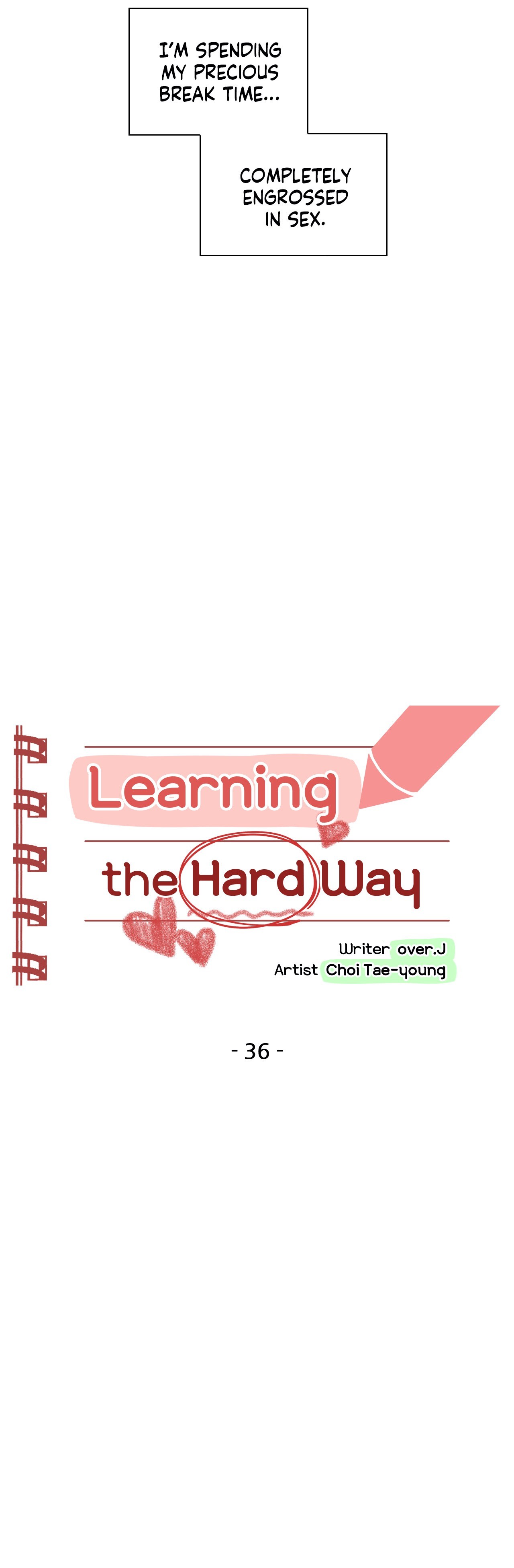 Learning the Hard Way Chapter 36 - Manhwa18.com