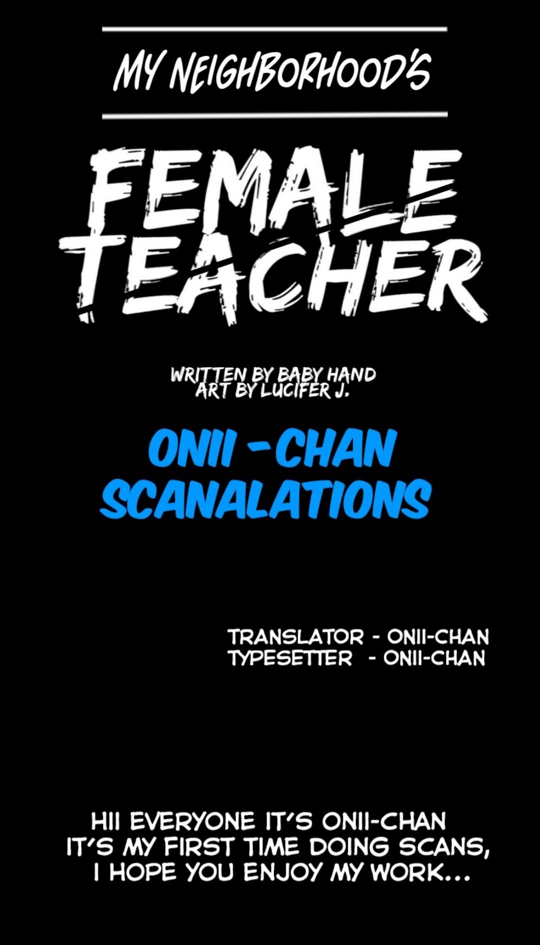 My neighborhood female teacher Engsub Chapter 1 - Manhwa18.com