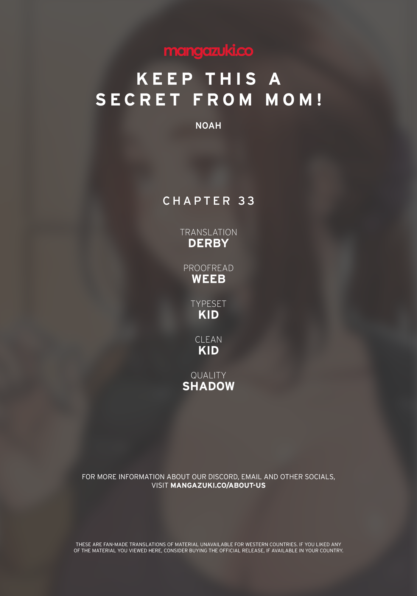 Keep it a secret from your mother Chapter 33 - Manhwa18.com