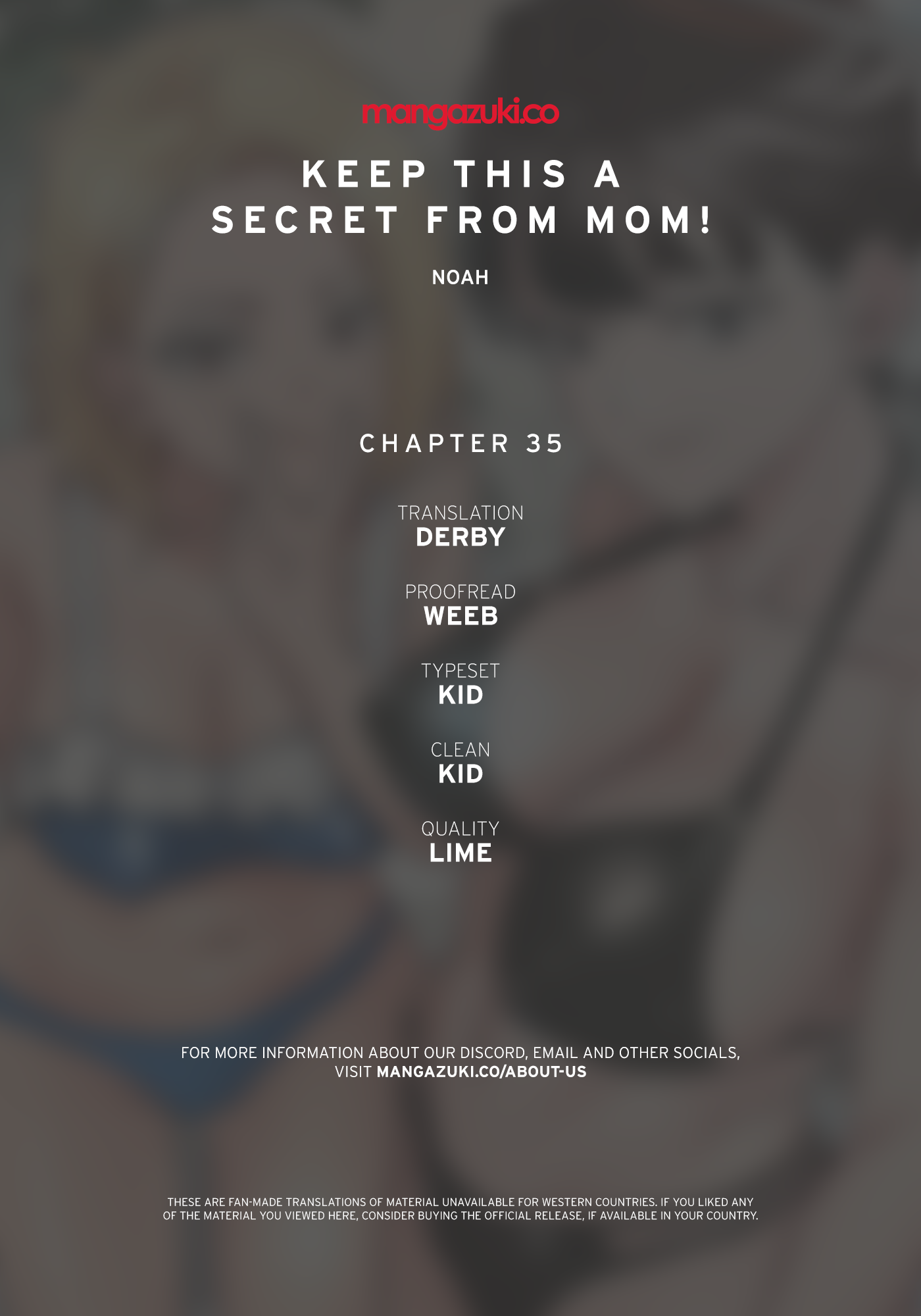 Keep it a secret from your mother Chapter 35 - Manhwa18.com