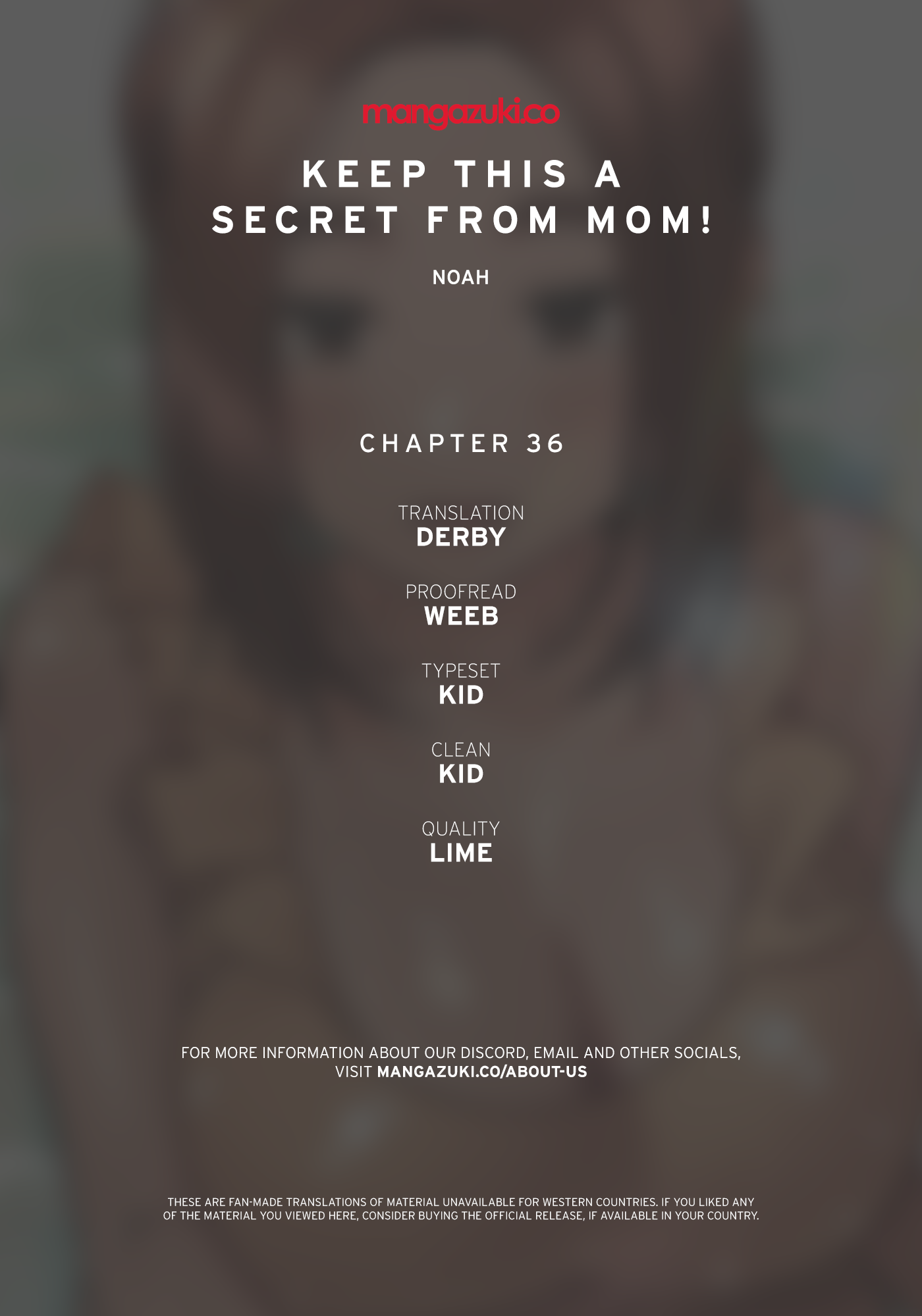 Keep it a secret from your mother Chapter 36 - Manhwa18.com