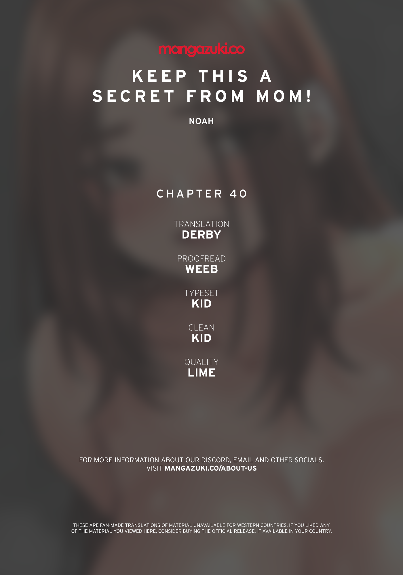 Keep it a secret from your mother Chapter 40 - Manhwa18.com