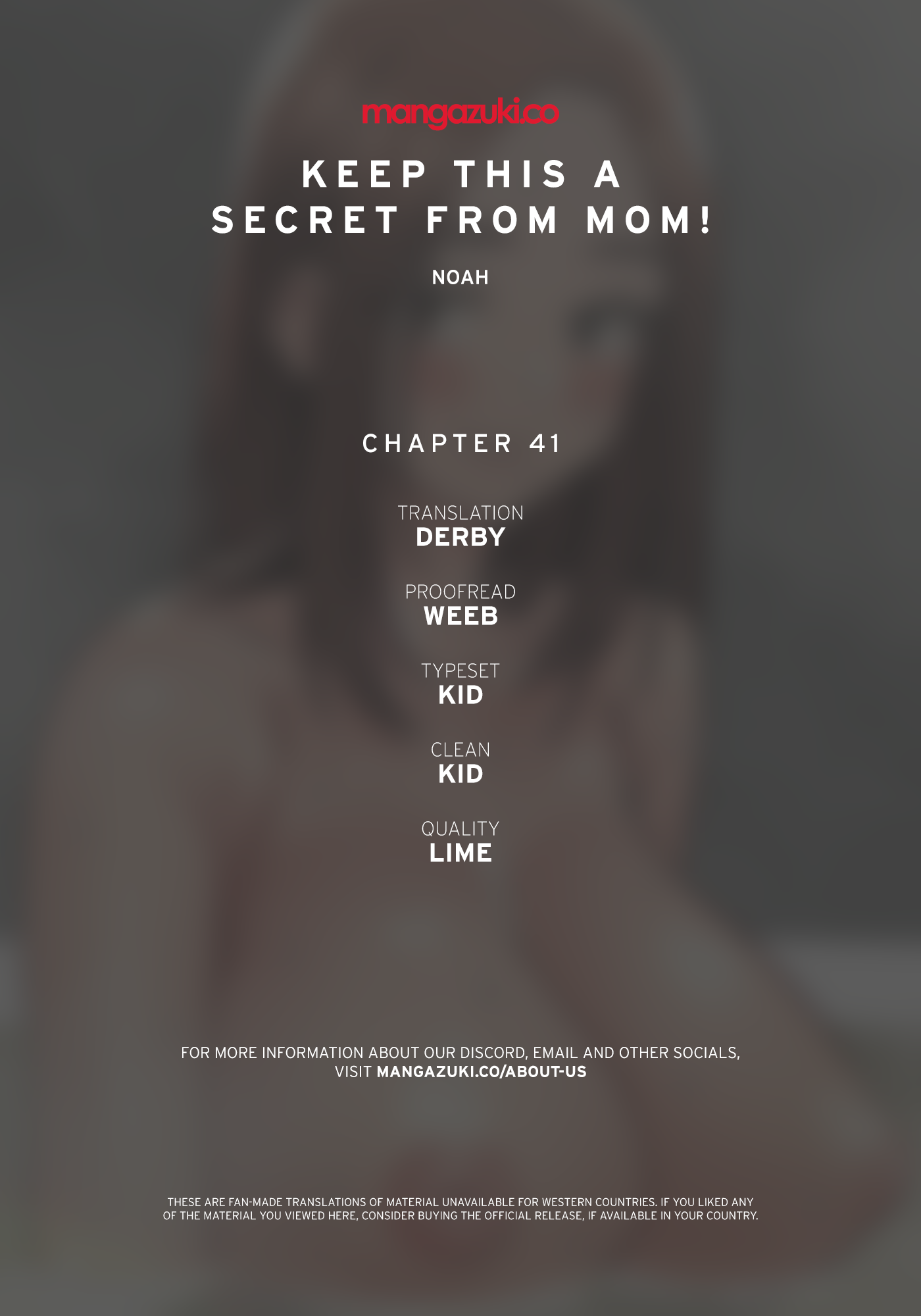 Keep it a secret from your mother Chapter 41 - Manhwa18.com