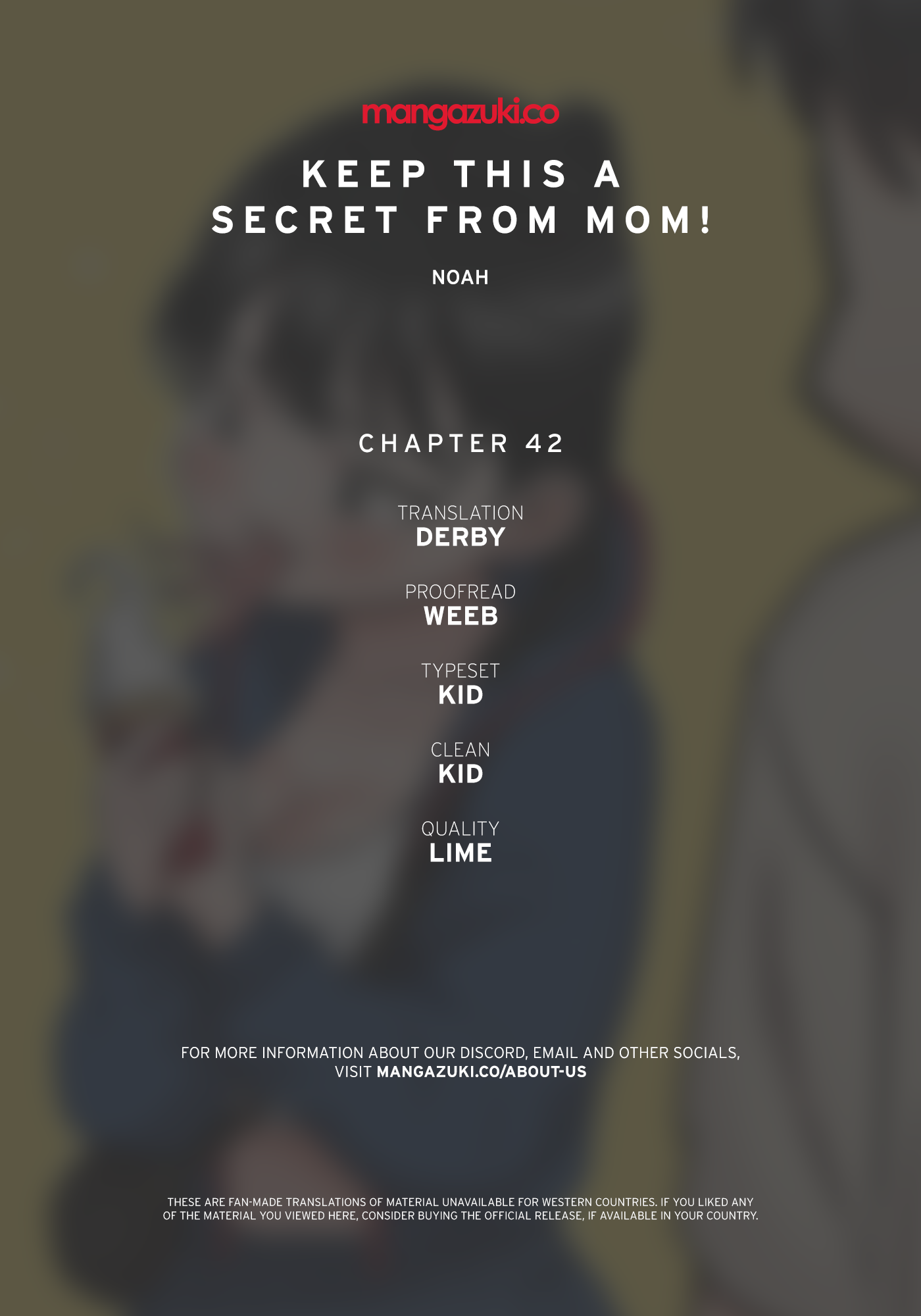 Keep it a secret from your mother Chapter 42 - Manhwa18.com