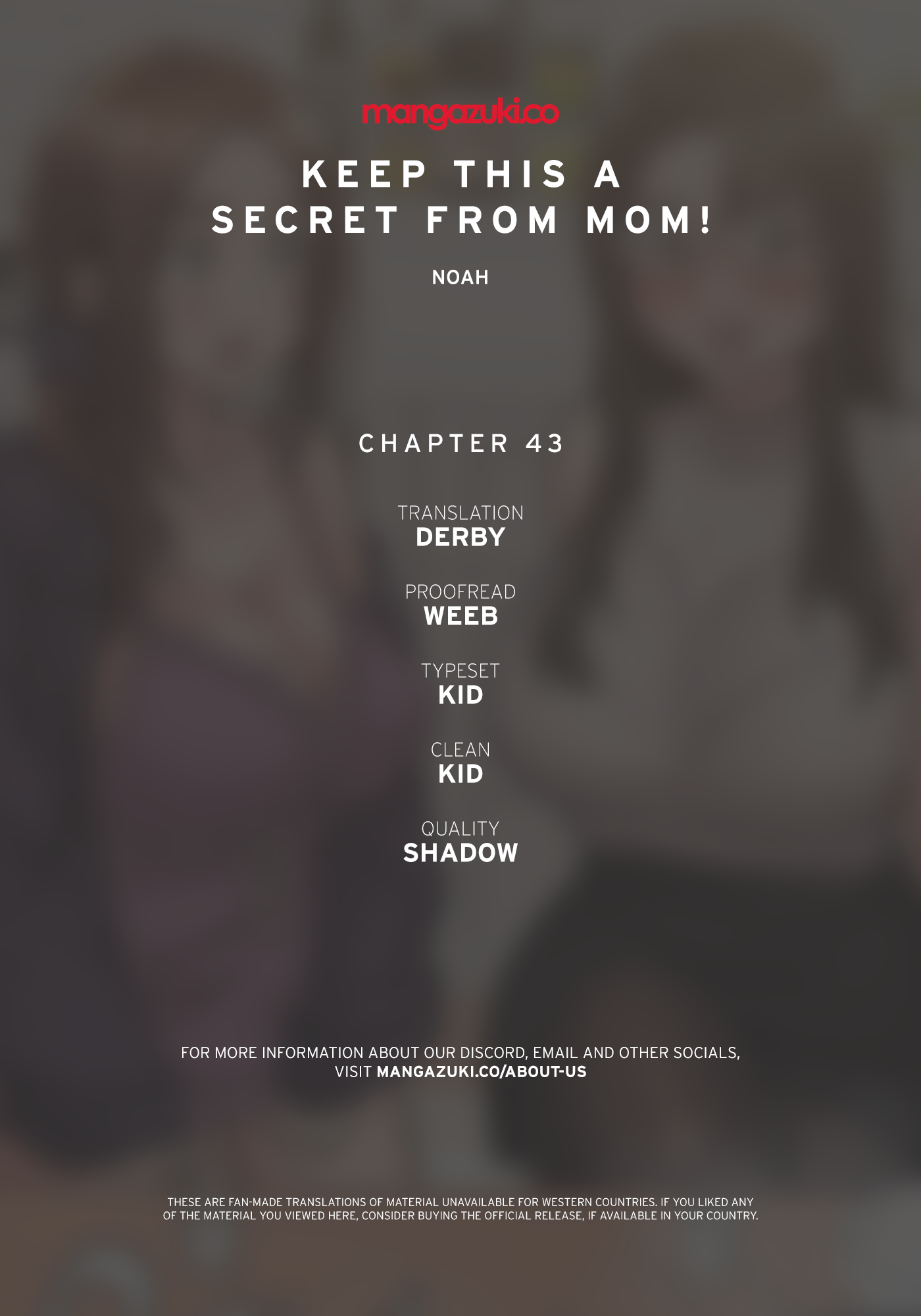 Keep it a secret from your mother Chapter 43 - Manhwa18.com