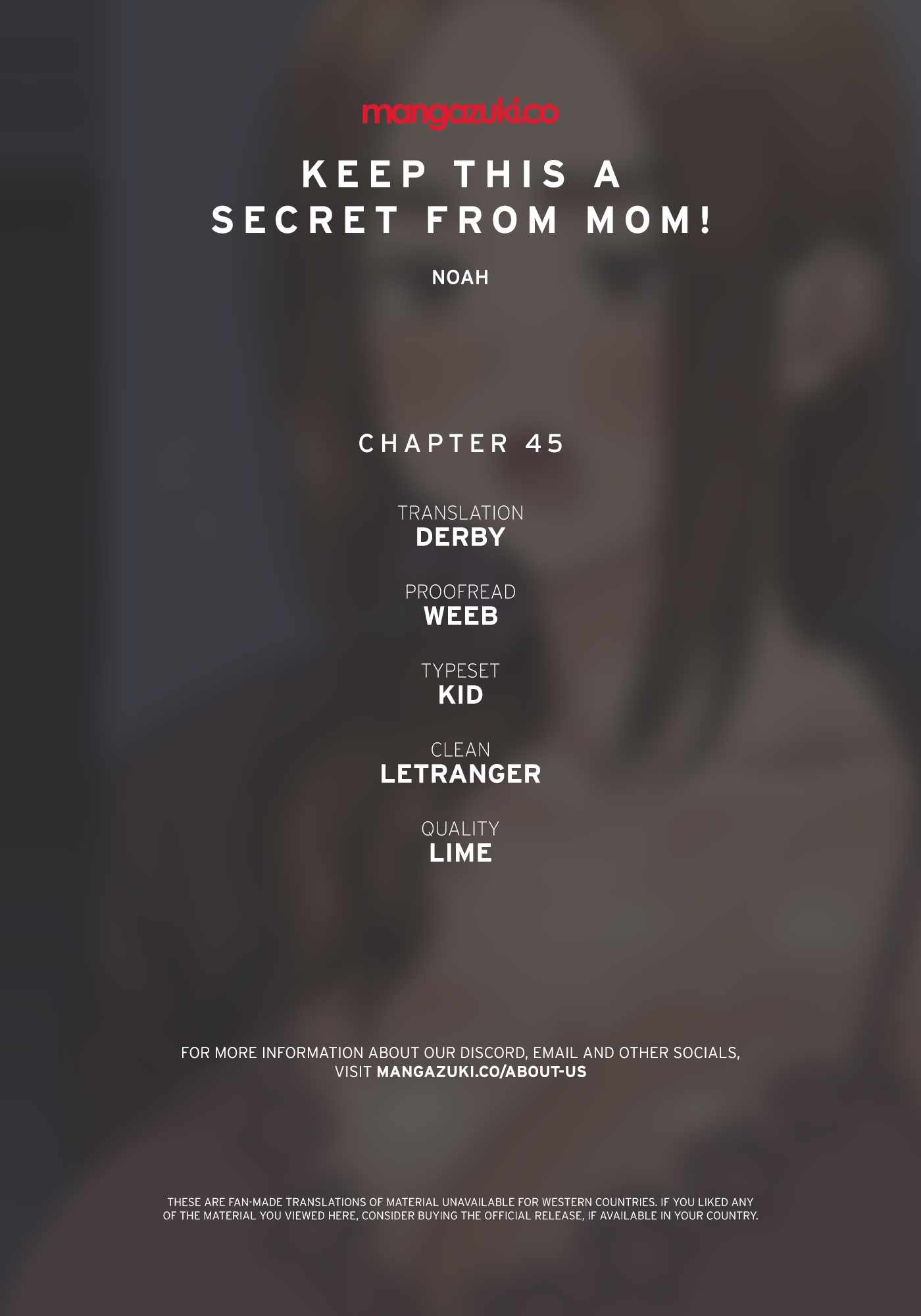 Keep it a secret from your mother Chapter 45 - Manhwa18.com