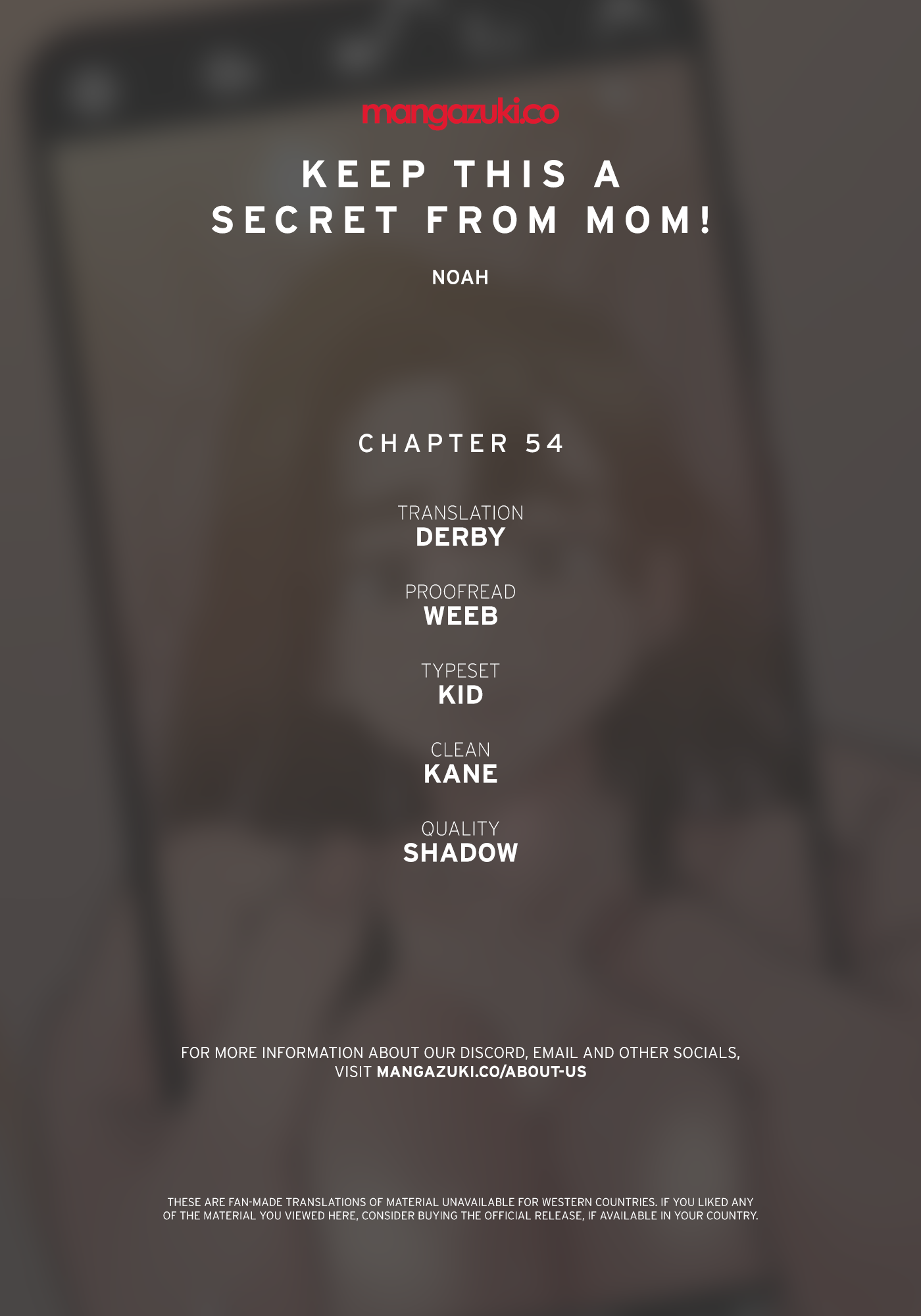 Keep it a secret from your mother Chapter 54 - Manhwa18.com