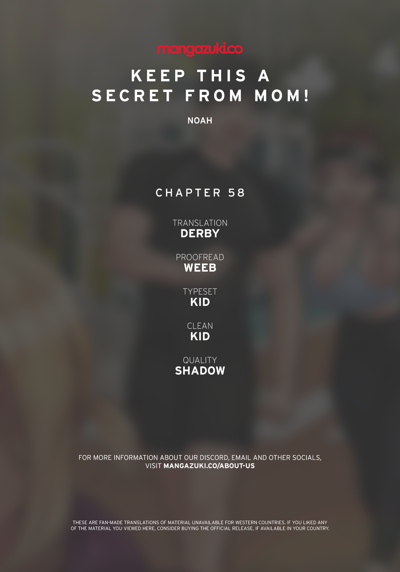 Keep it a secret from your mother Chapter 58 - Manhwa18.com