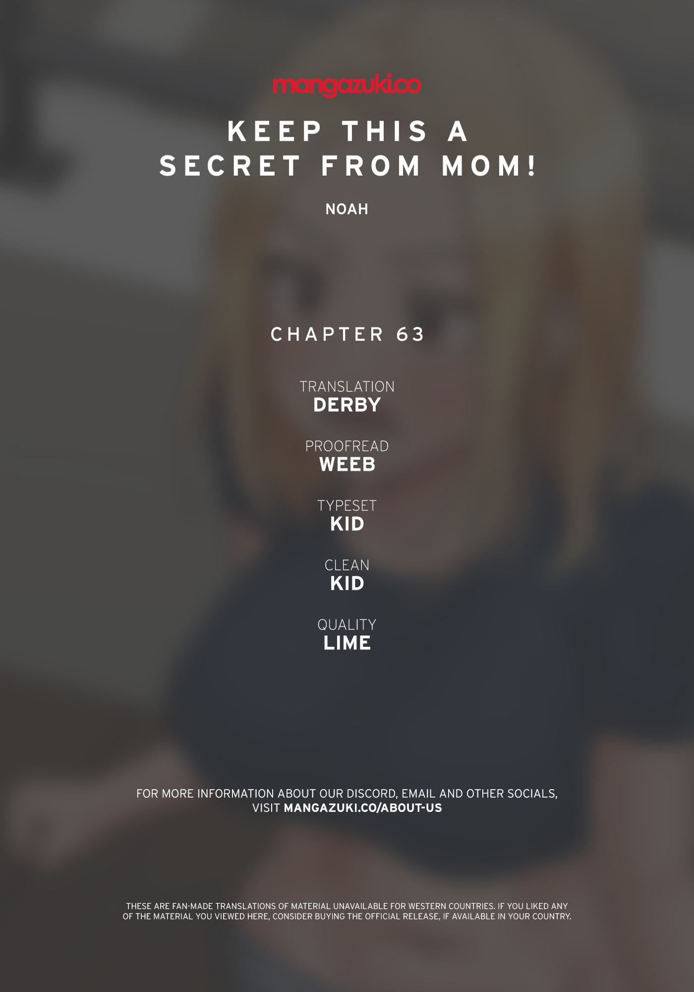 Keep it a secret from your mother Chapter 63 - Manhwa18.com