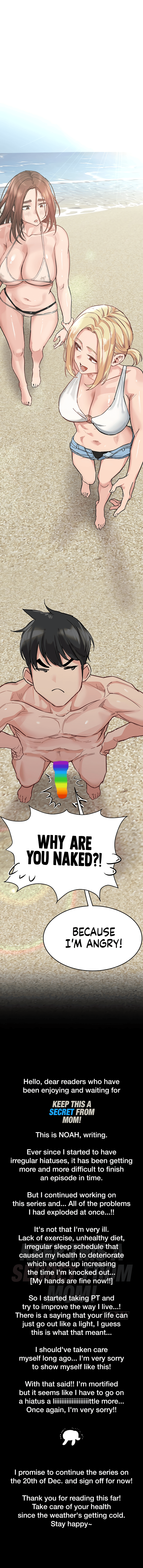 Keep it a secret from your mother Chapter 67.8 - Manhwa18.com