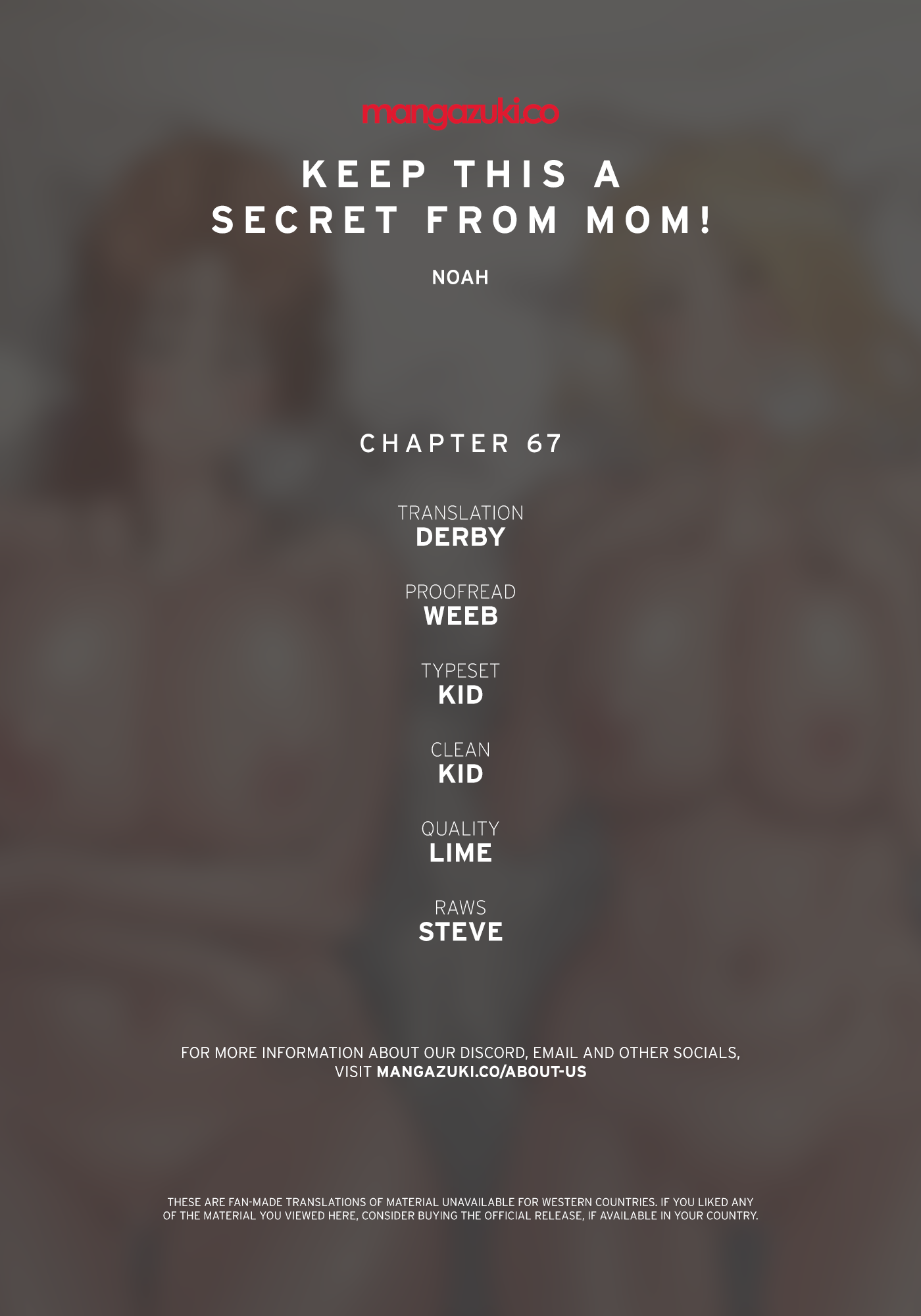 Keep it a secret from your mother Chapter 67 - Manhwa18.com