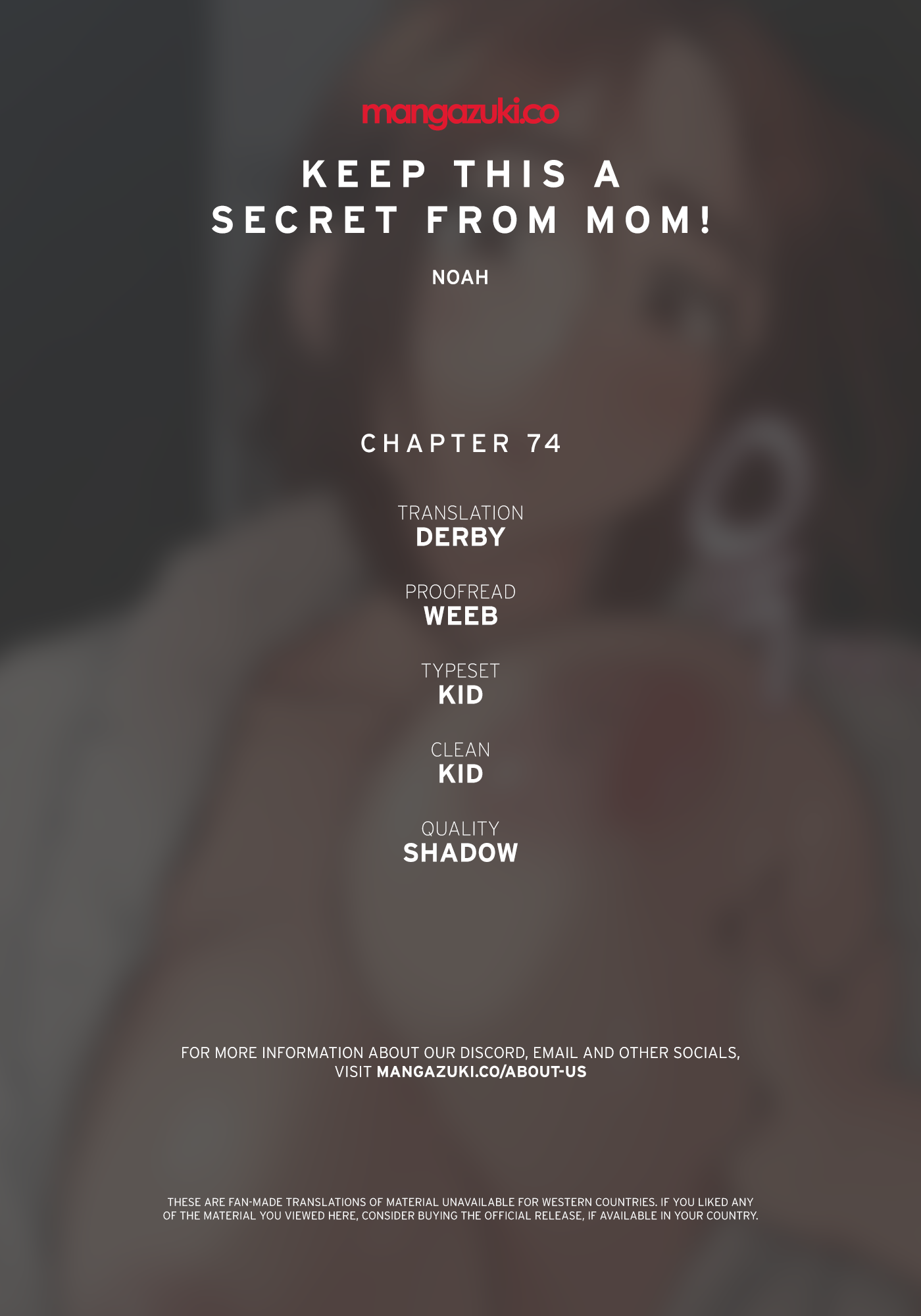 Keep it a secret from your mother Chapter 74 - Manhwa18.com