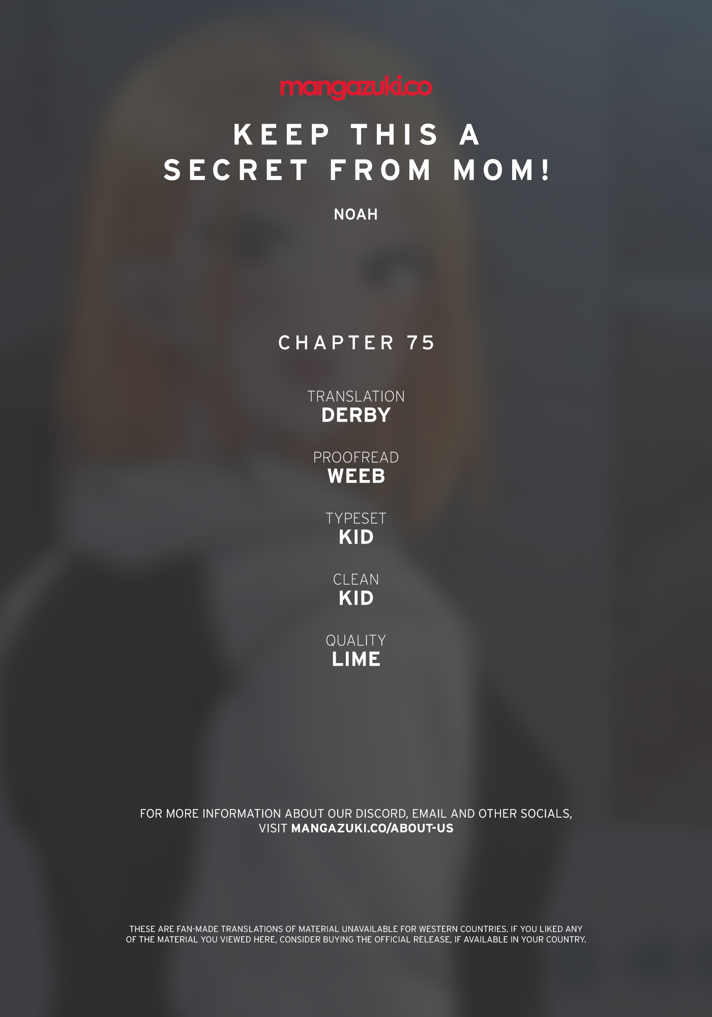 Keep it a secret from your mother Chapter 75 - Manhwa18.com