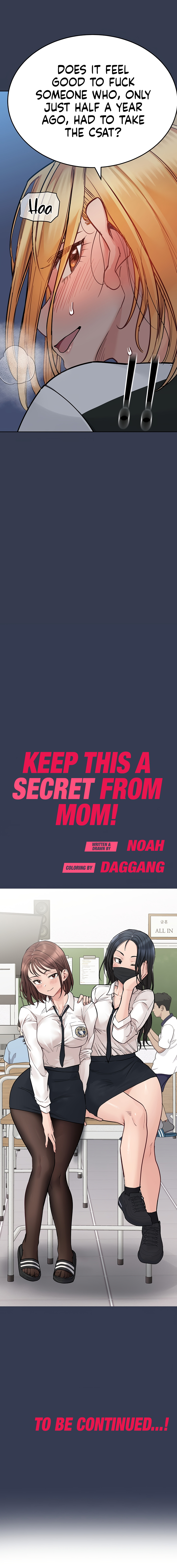 Keep it a secret from your mother Chapter 75 - Manhwa18.com