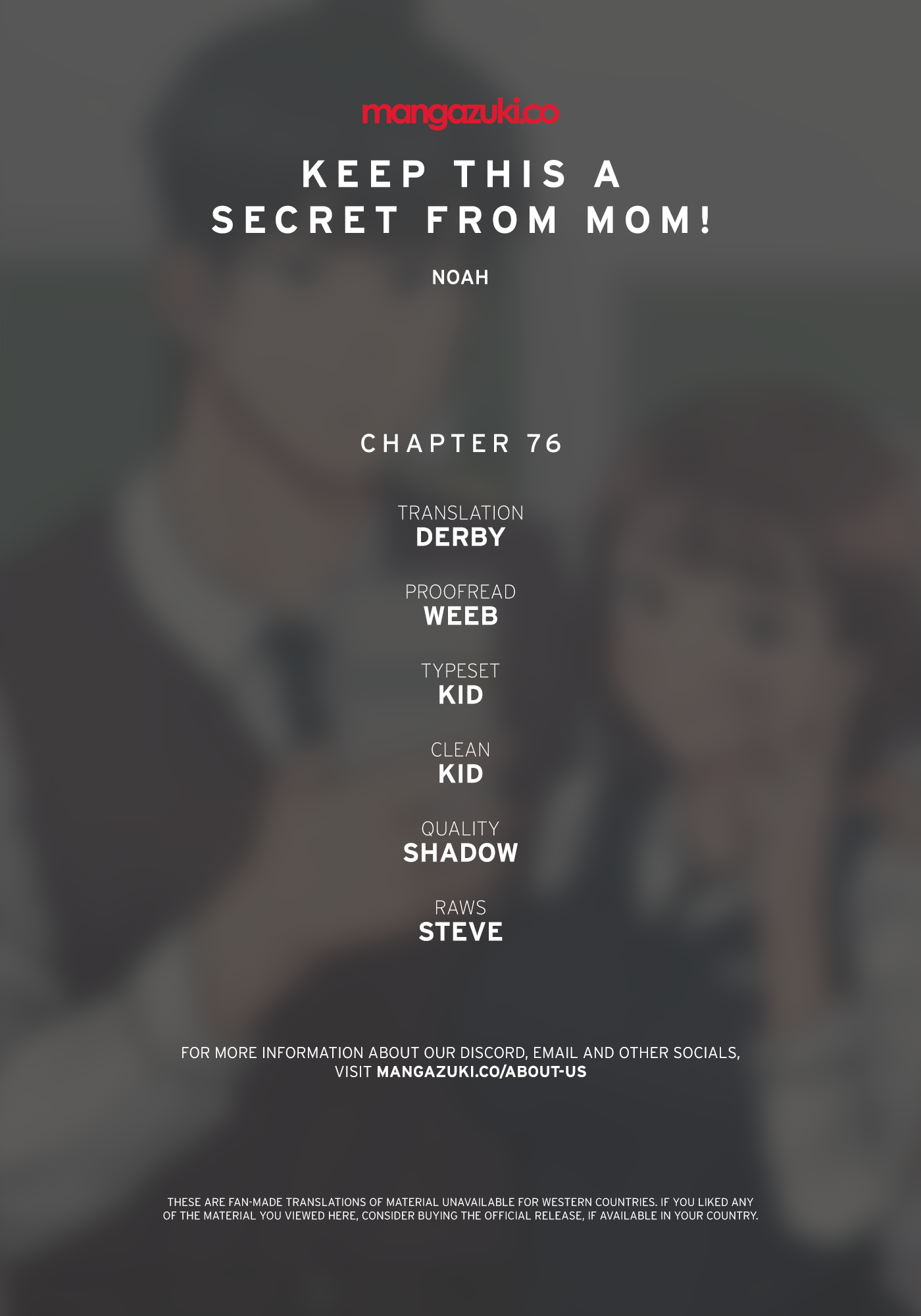 Keep it a secret from your mother Chapter 76 - Manhwa18.com