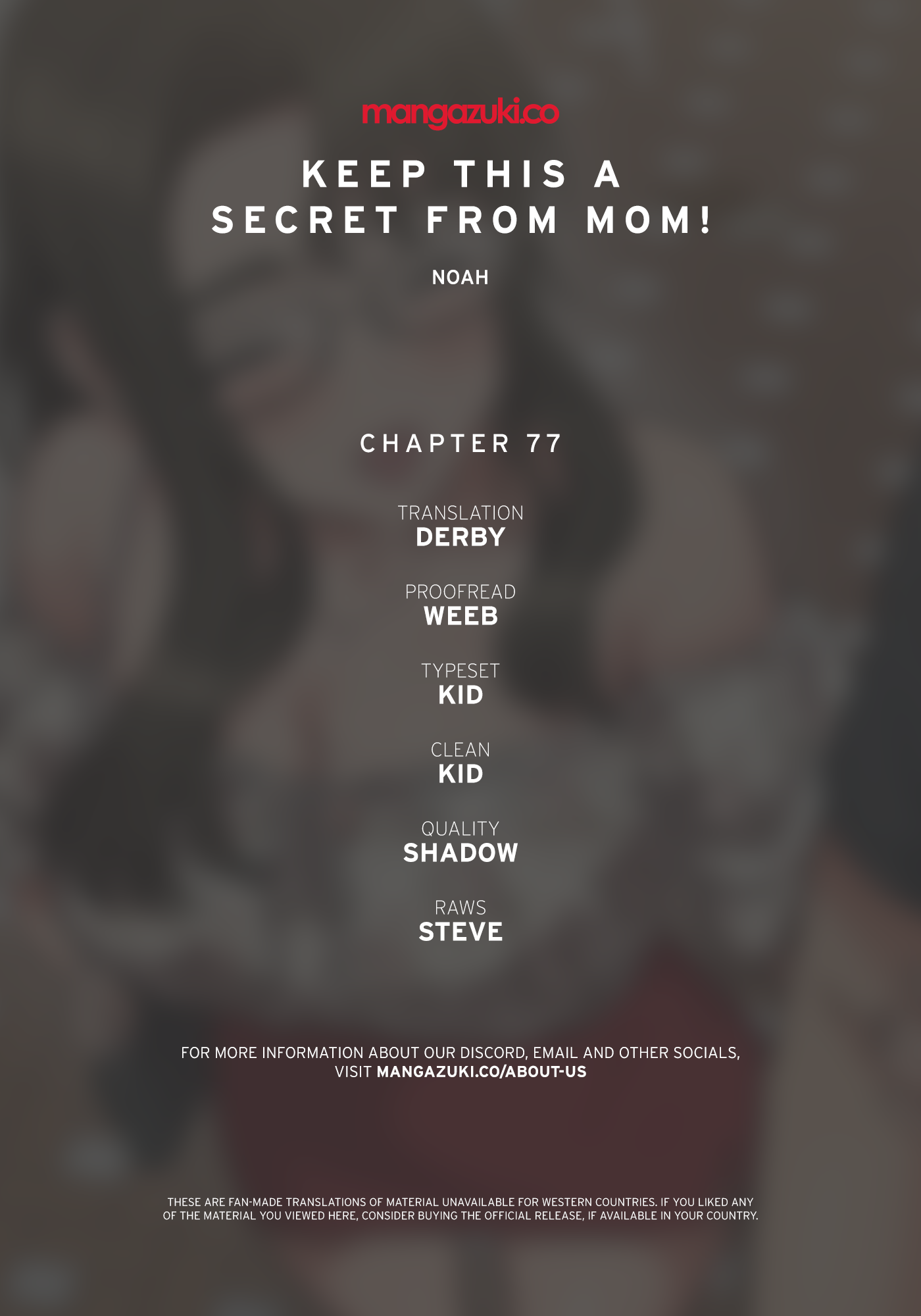 Keep it a secret from your mother Chapter 77 - Manhwa18.com