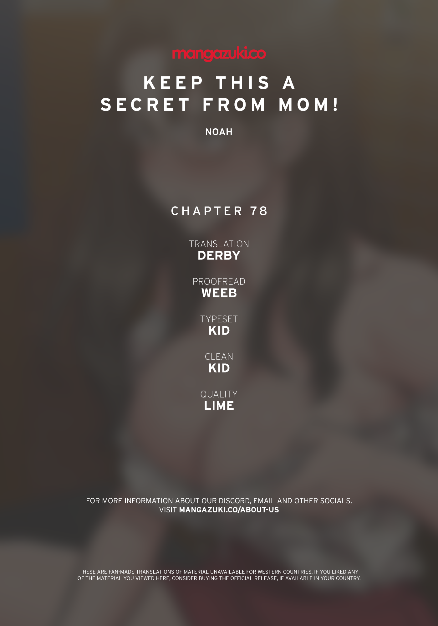 Keep it a secret from your mother Chapter 78 - Manhwa18.com