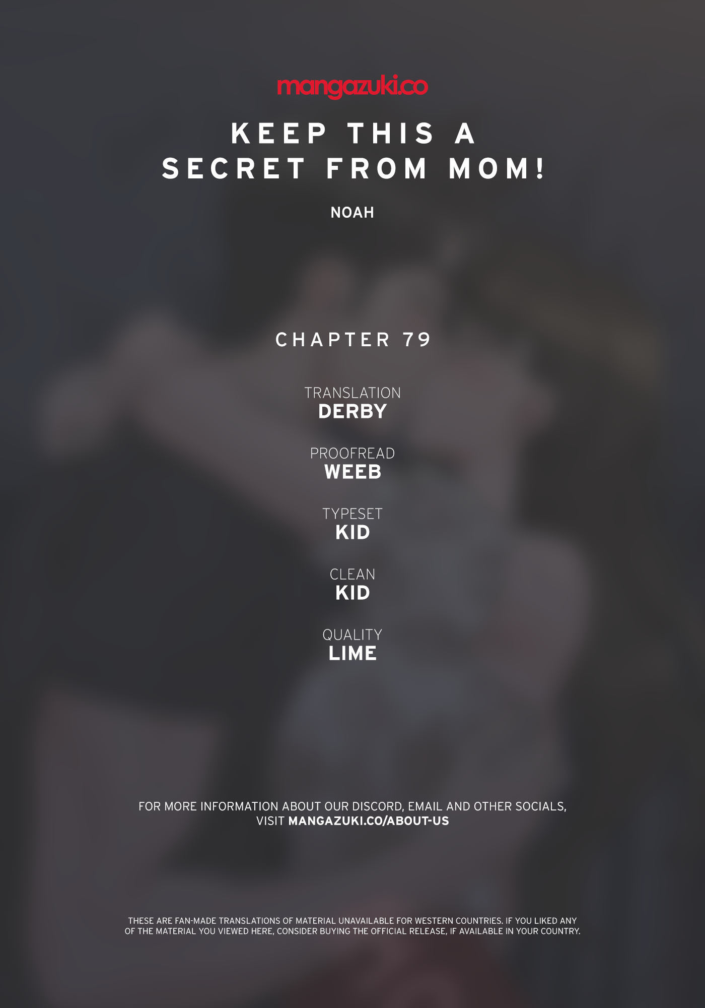 Keep it a secret from your mother Chapter 79 - Manhwa18.com