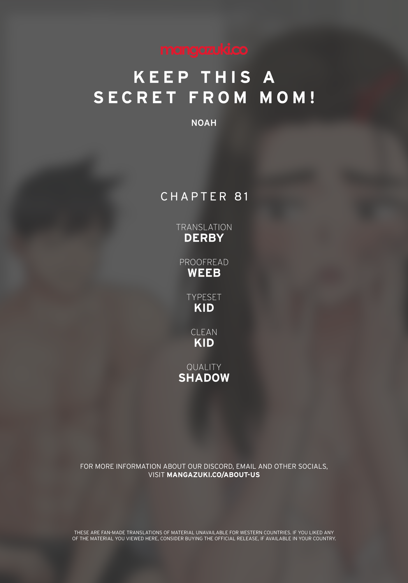 Keep it a secret from your mother Chapter 81 - Manhwa18.com