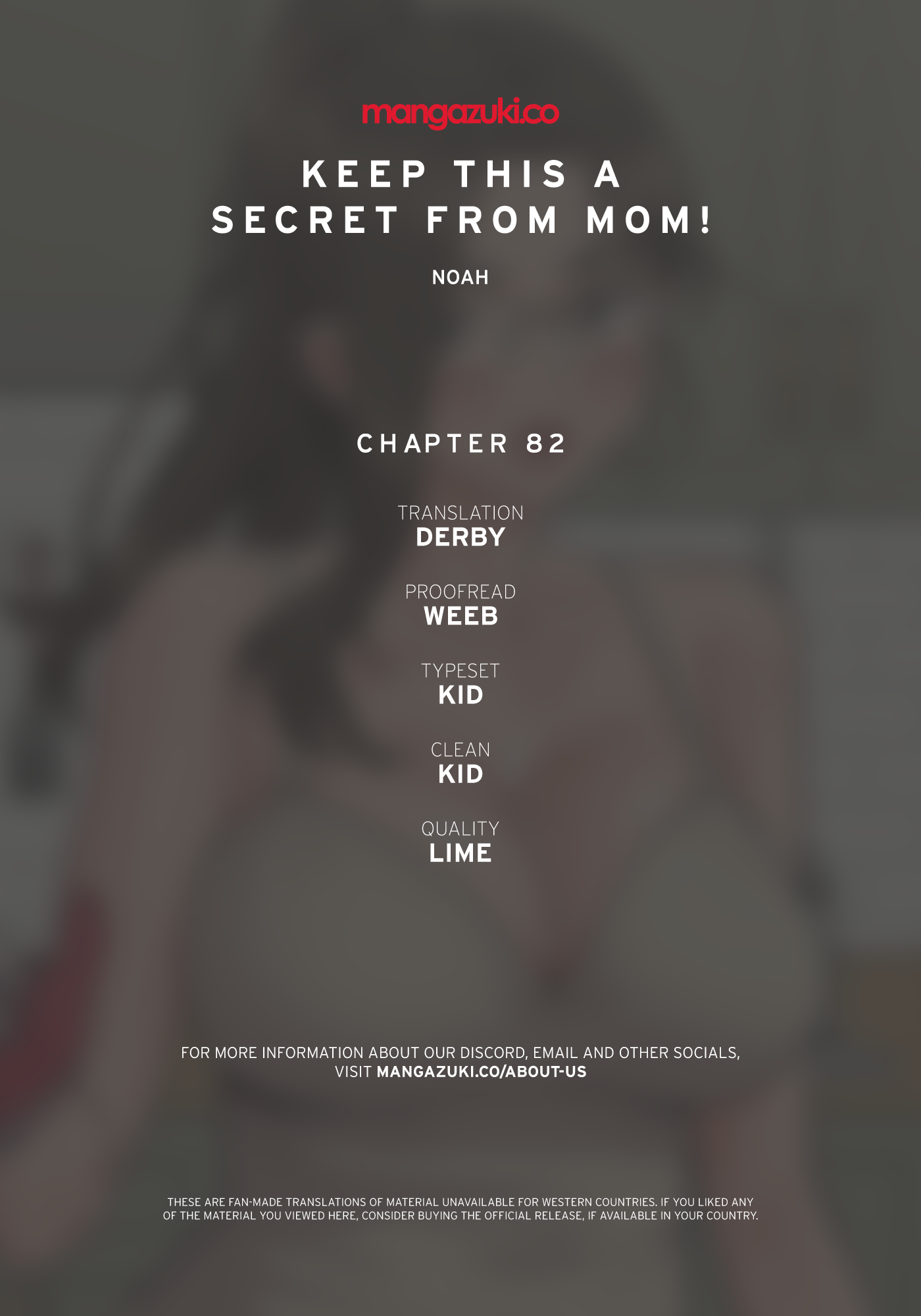Keep it a secret from your mother Chapter 82 - Manhwa18.com