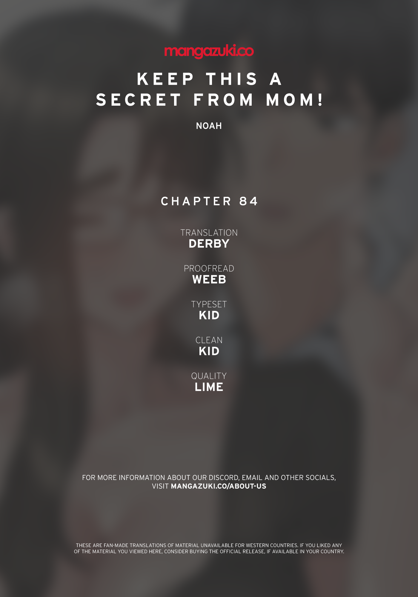Keep it a secret from your mother Chapter 84 - Manhwa18.com