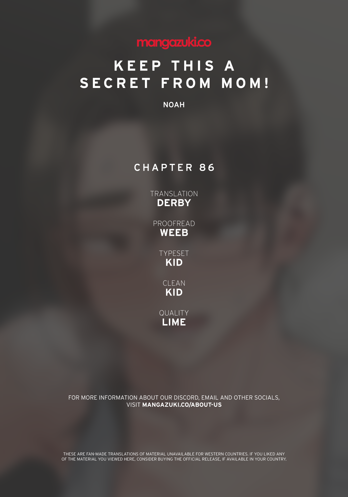 Keep it a secret from your mother Chapter 86 - Manhwa18.com