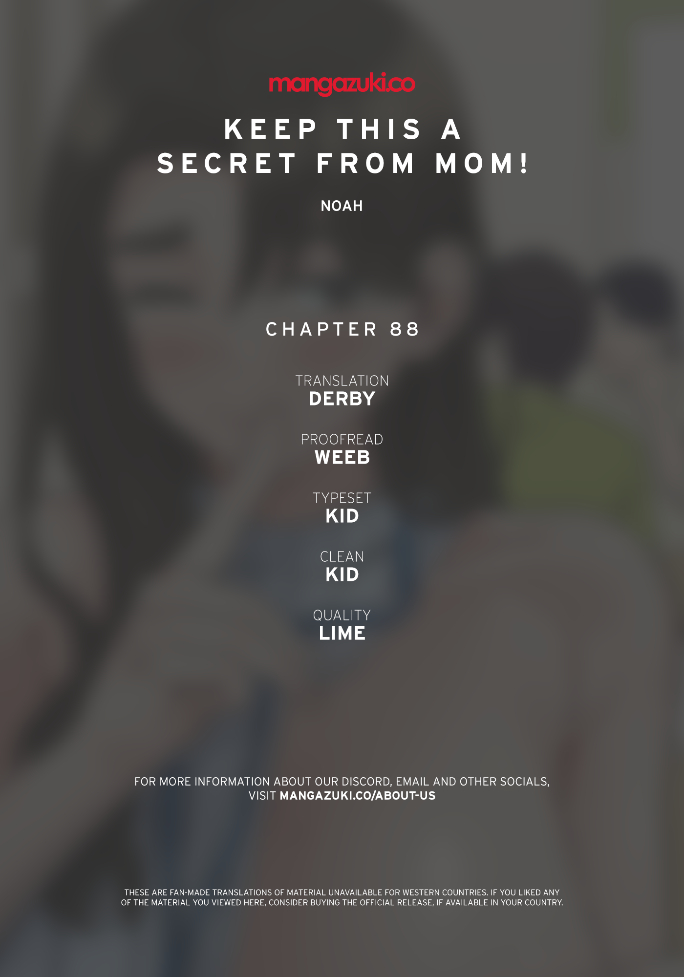 Keep it a secret from your mother Chapter 88 - Manhwa18.com