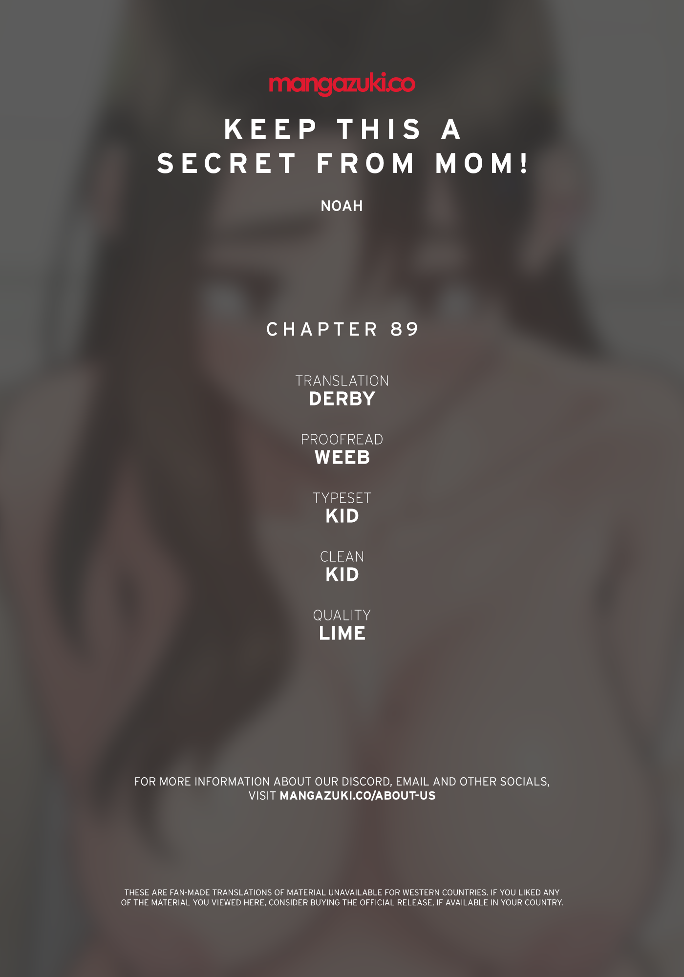 Keep it a secret from your mother Chapter 89 - Manhwa18.com
