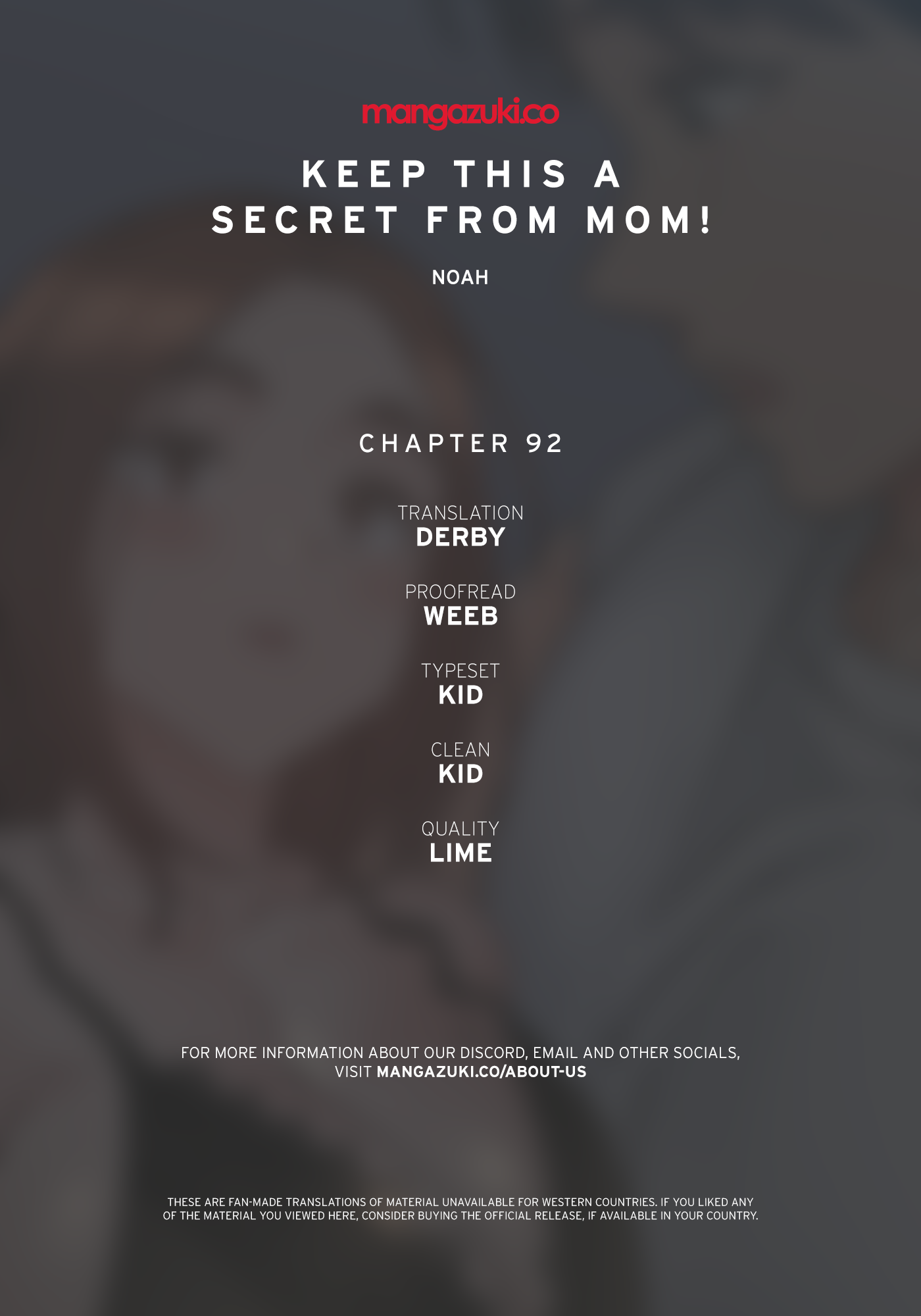 Keep it a secret from your mother Chapter 92 - Manhwa18.com