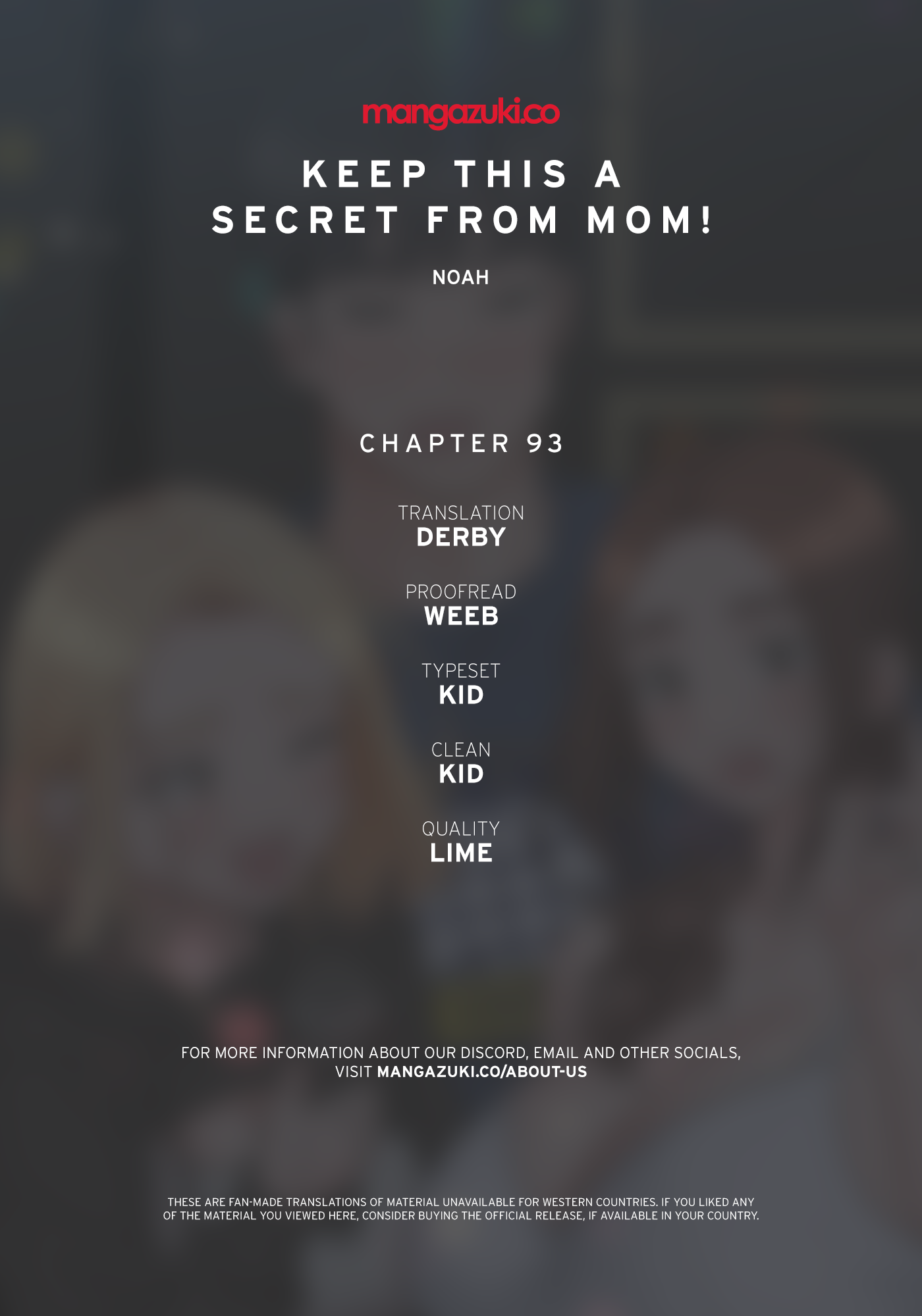 Keep it a secret from your mother Chapter 93 - Manhwa18.com