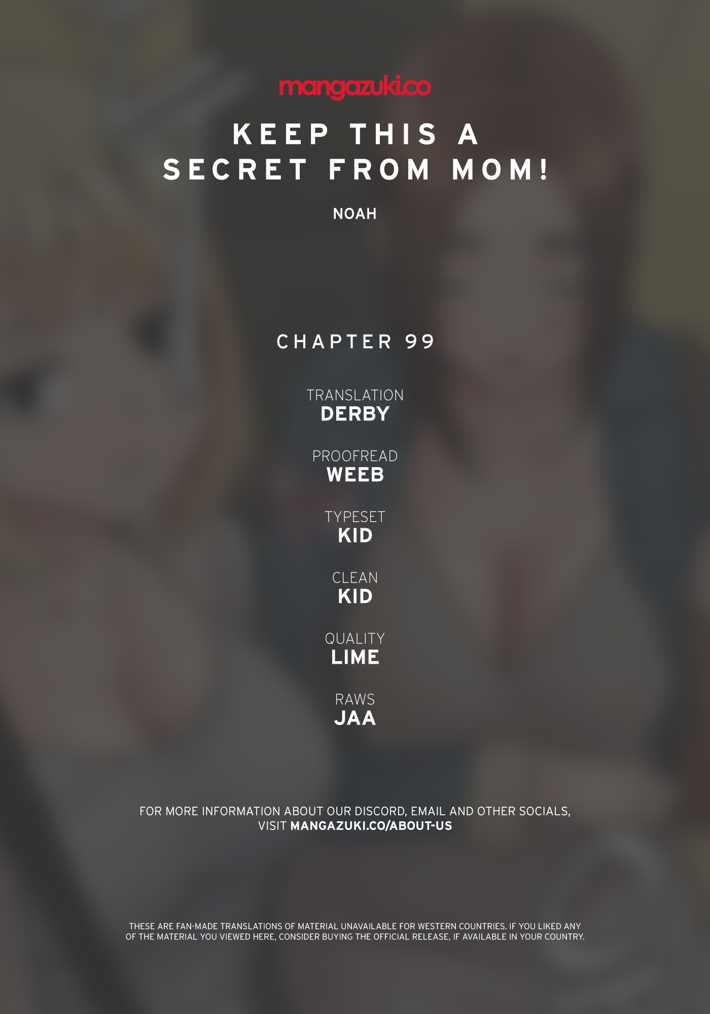 Keep it a secret from your mother Chapter 99 - Manhwa18.com