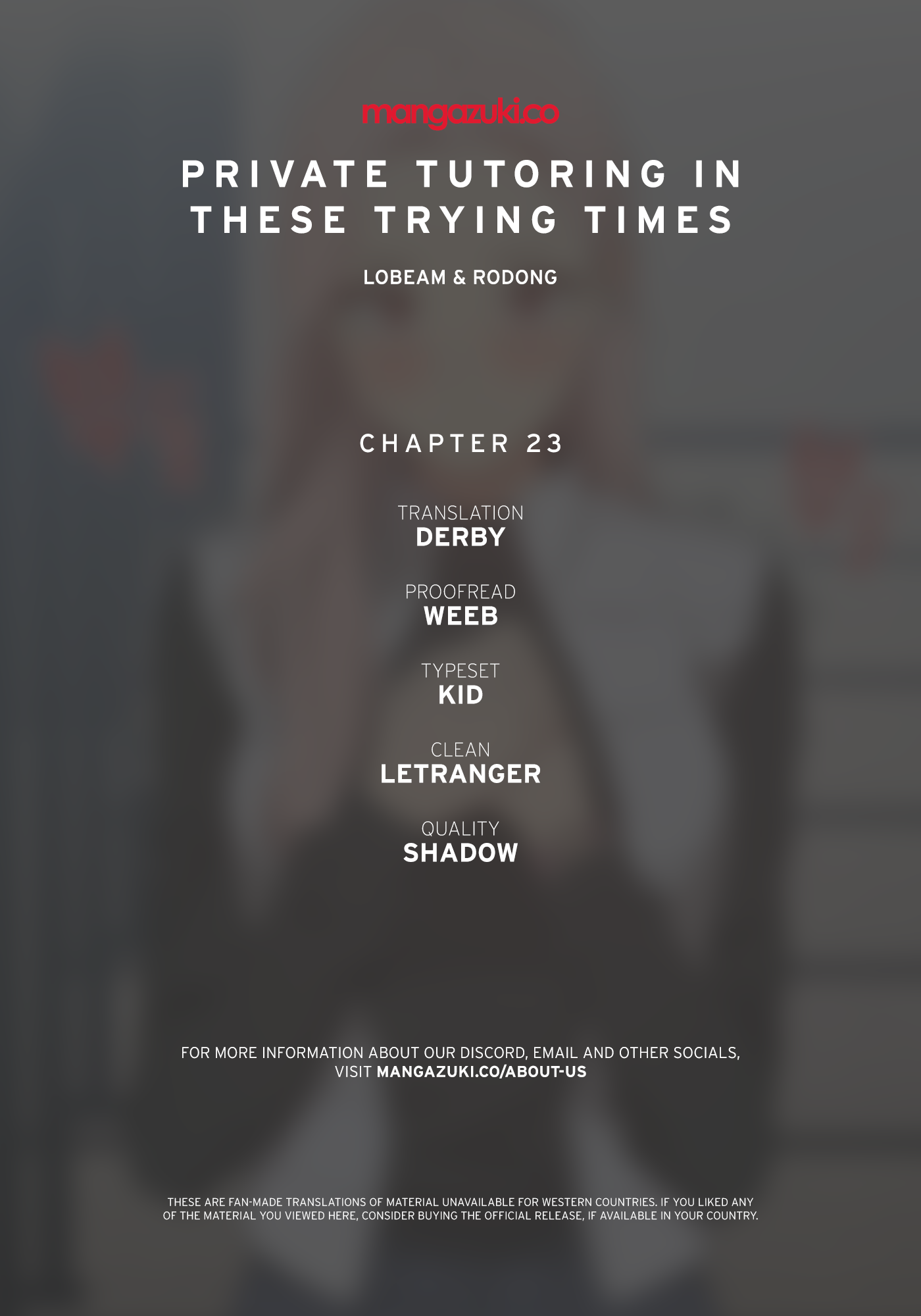 Private Tutoring in These Difficult Times Chapter 23 - Manhwa18.com