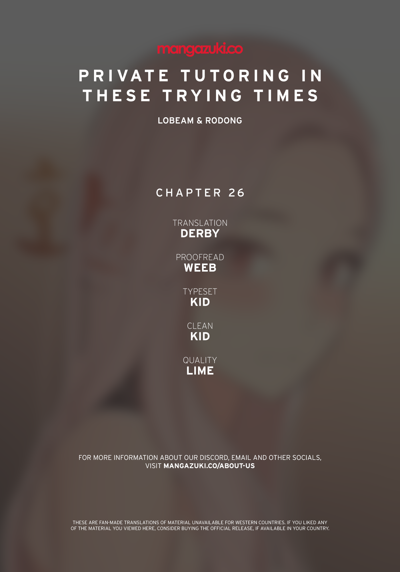 Private Tutoring in These Difficult Times Chapter 26 - Manhwa18.com