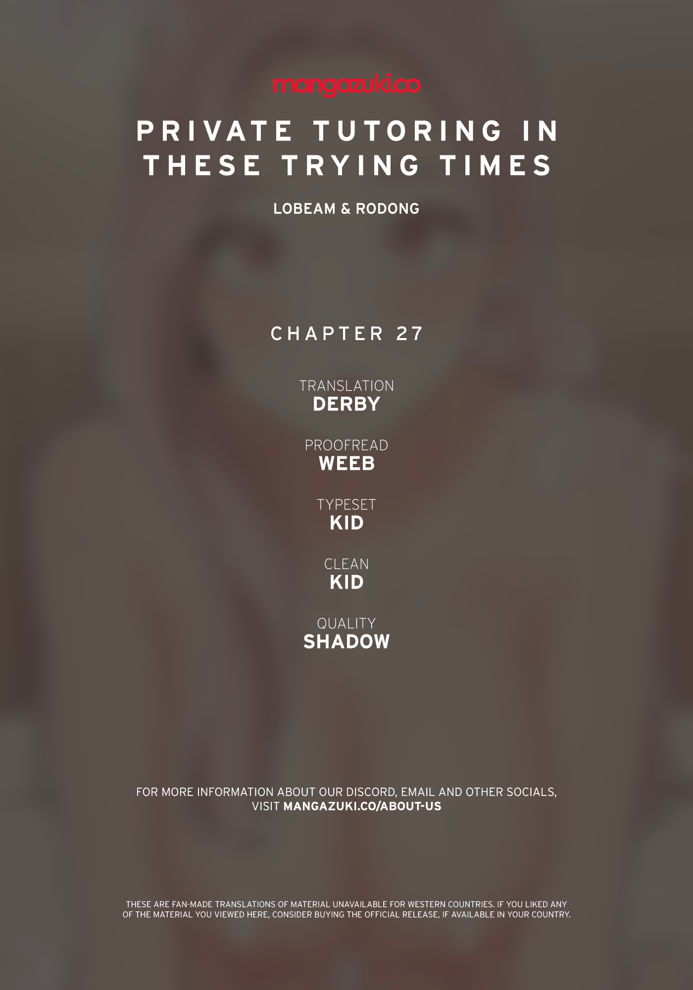 Private Tutoring in These Difficult Times Chapter 27 - Manhwa18.com