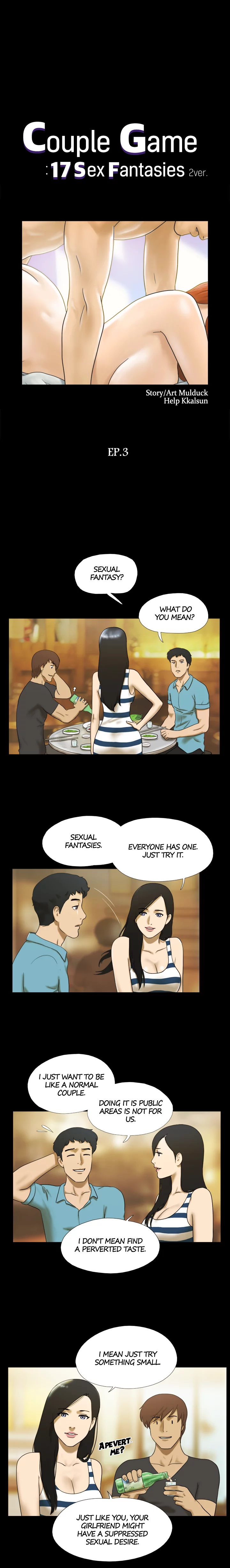 Couple Game : 17 Sex Fantasies Ver.2 Chapter 3 - Manhwa18.com