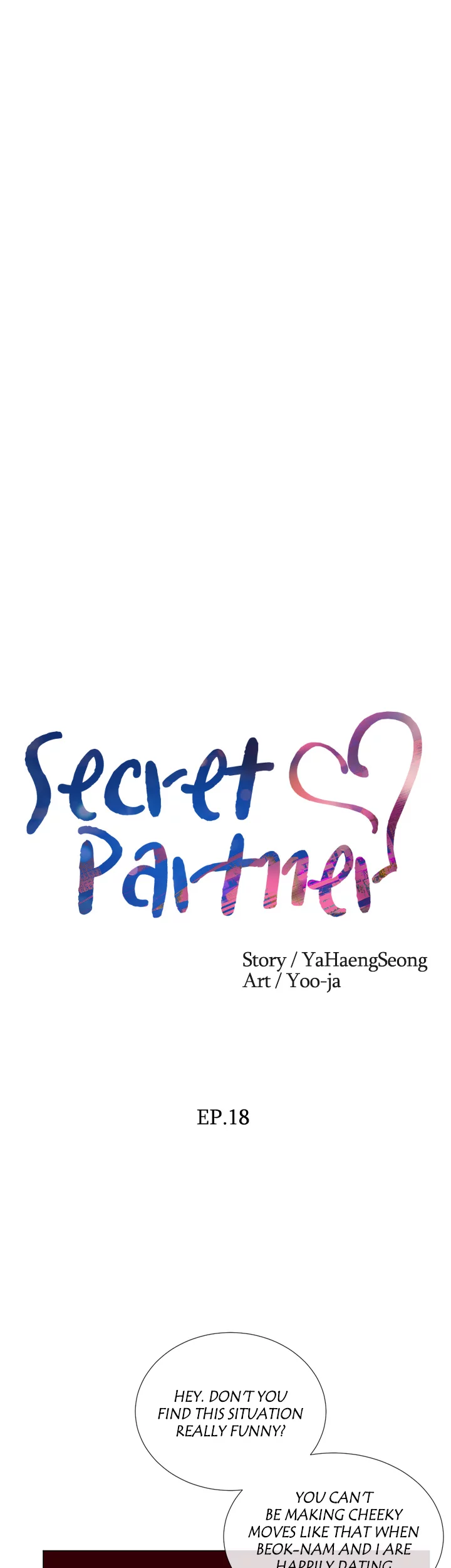 Secret Partner Chapter 18 - Manhwa18.com