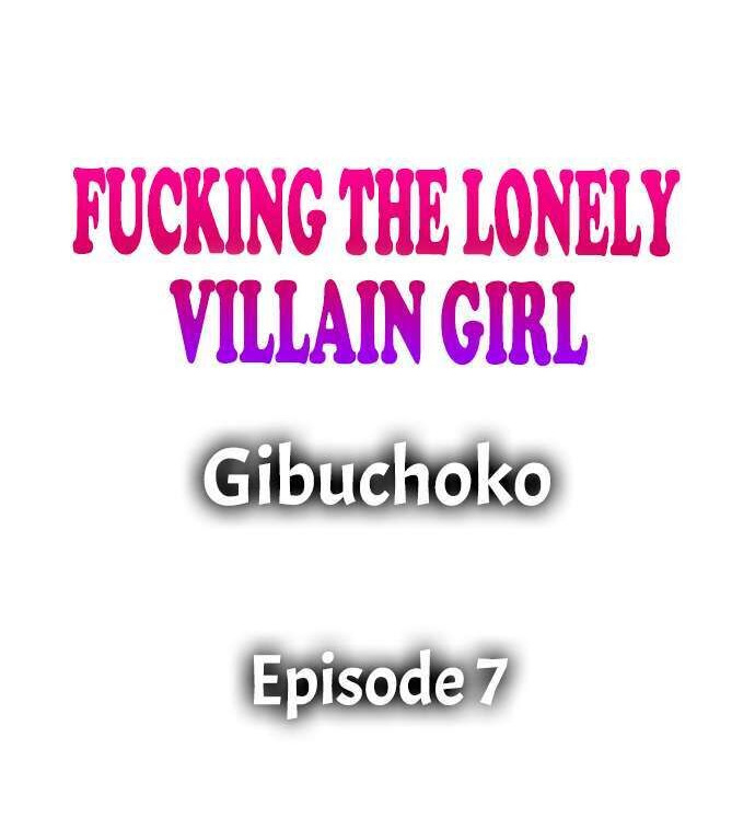 Fucking the Lonely Villain Girl Chapter 7 - Manhwa18.com