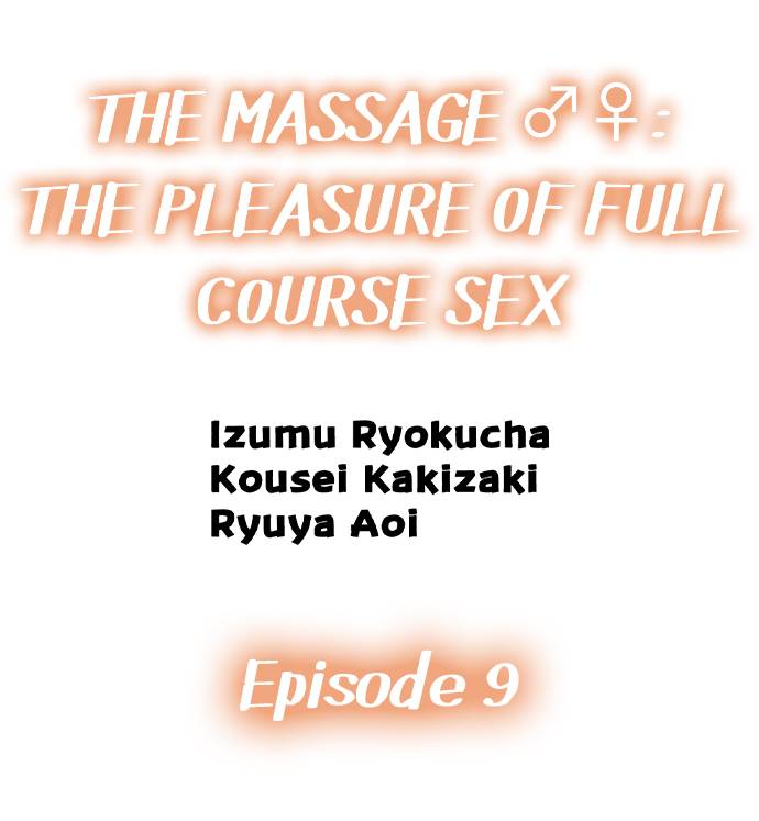 The Massage The Pleasure of Full Course Sex Chapter 9 - Manhwa18.com