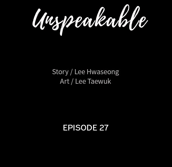 Unspeakable Chapter 27 - Manhwa18.com