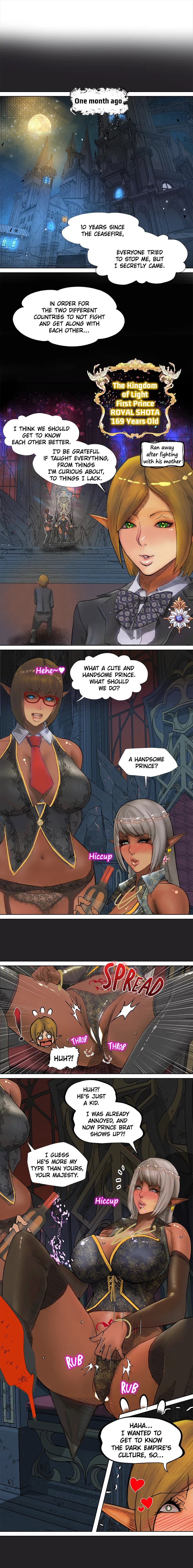 The Dark Elf Queen and the Slave Orc Chapter 1 - Manhwa18.com