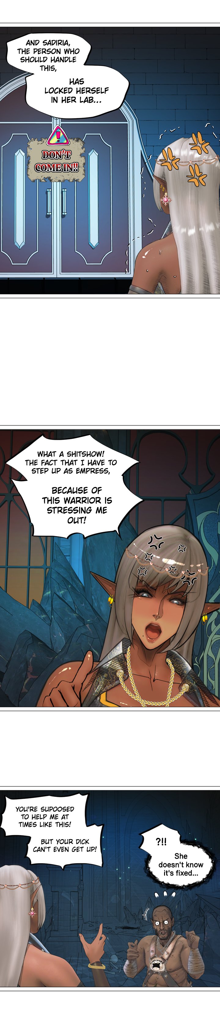 The Dark Elf Queen and the Slave Orc Chapter 10 - Manhwa18.com