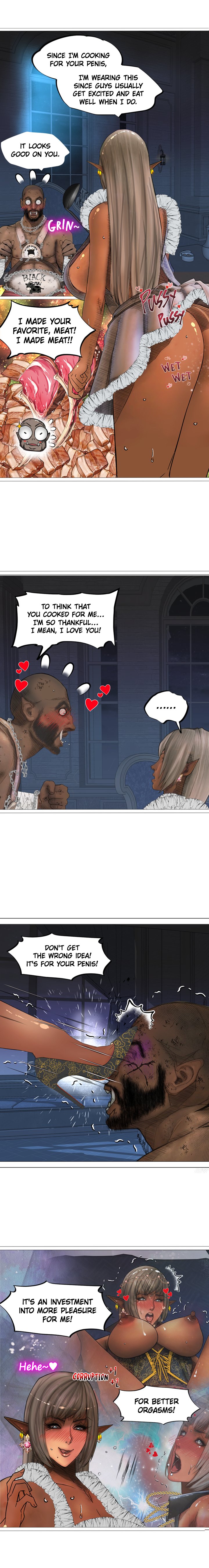 The Dark Elf Queen and the Slave Orc Chapter 11 - Manhwa18.com