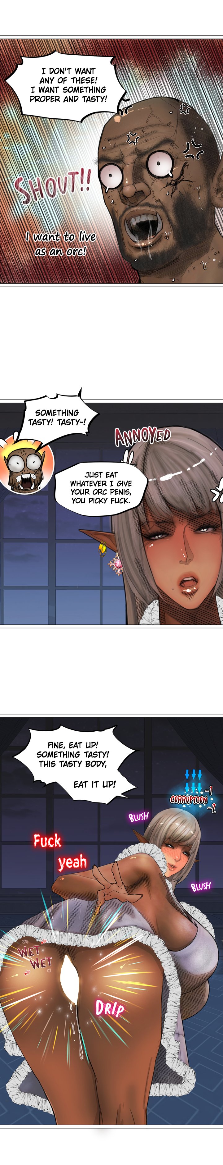 The Dark Elf Queen and the Slave Orc Chapter 11 - Manhwa18.com