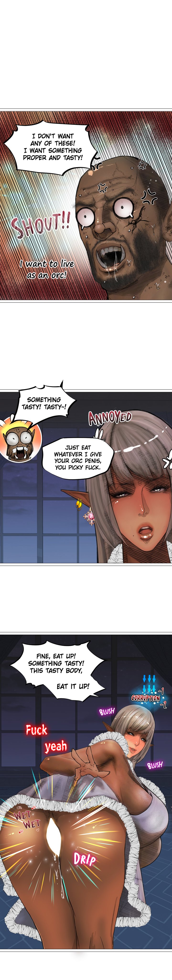 The Dark Elf Queen and the Slave Orc Chapter 12 - Manhwa18.com